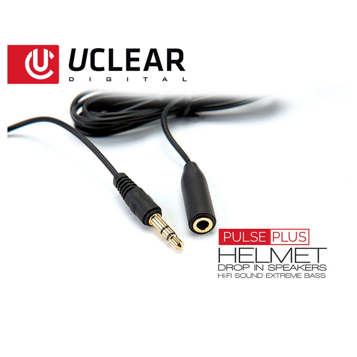 UClear Pulse Plus Wired Drop-In Helmet Speaker