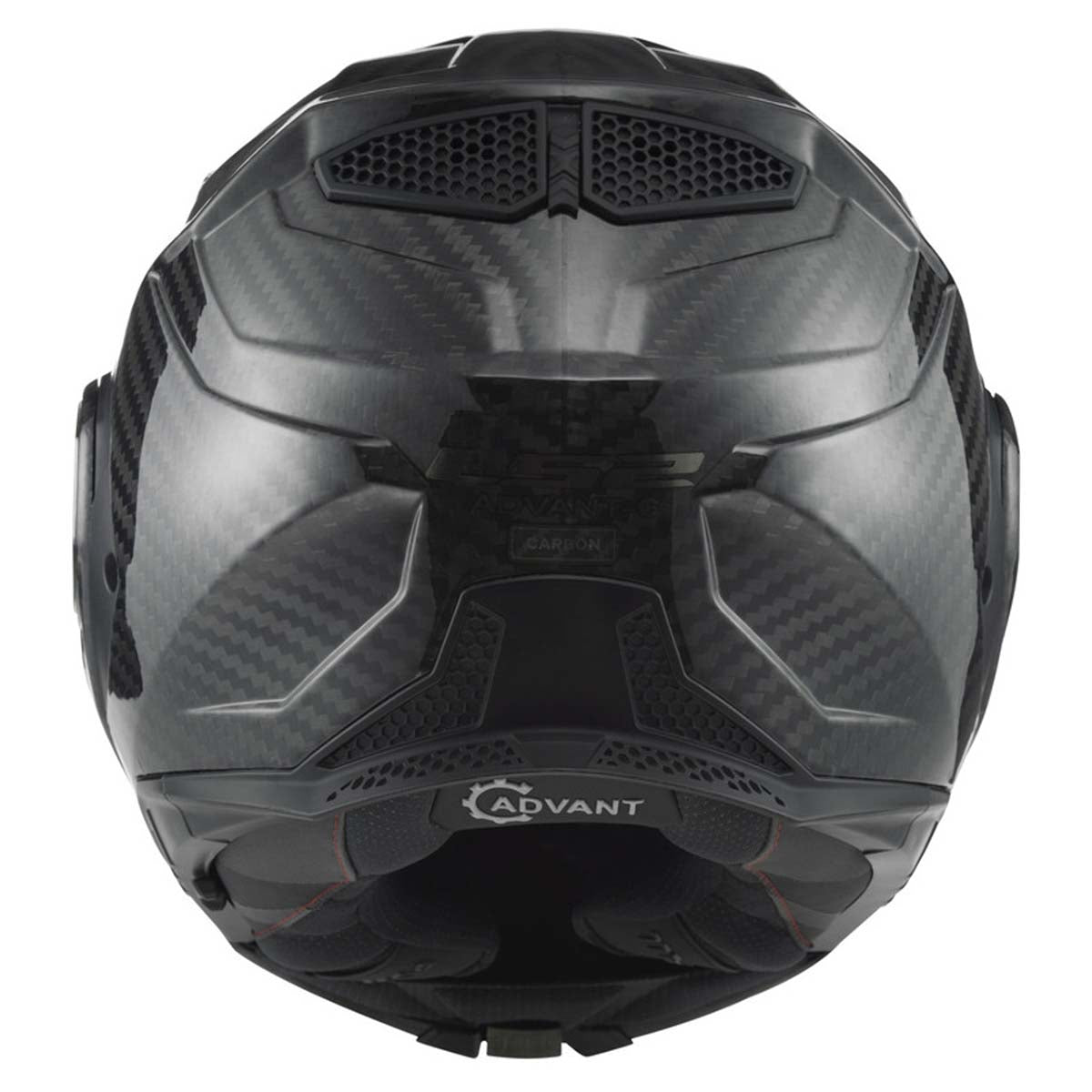 LS2 Helmets Advant X Carbon Fiber Modular Helmet with Integrated Cardo 4X Bluetooth