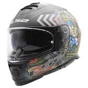 LS2 Helmets Assault Full Face Motorcycle Helmet W/ SunShield