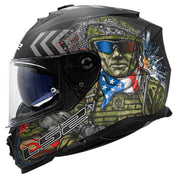 LS2 Helmets Assault Full Face Motorcycle Helmet W/ SunShield