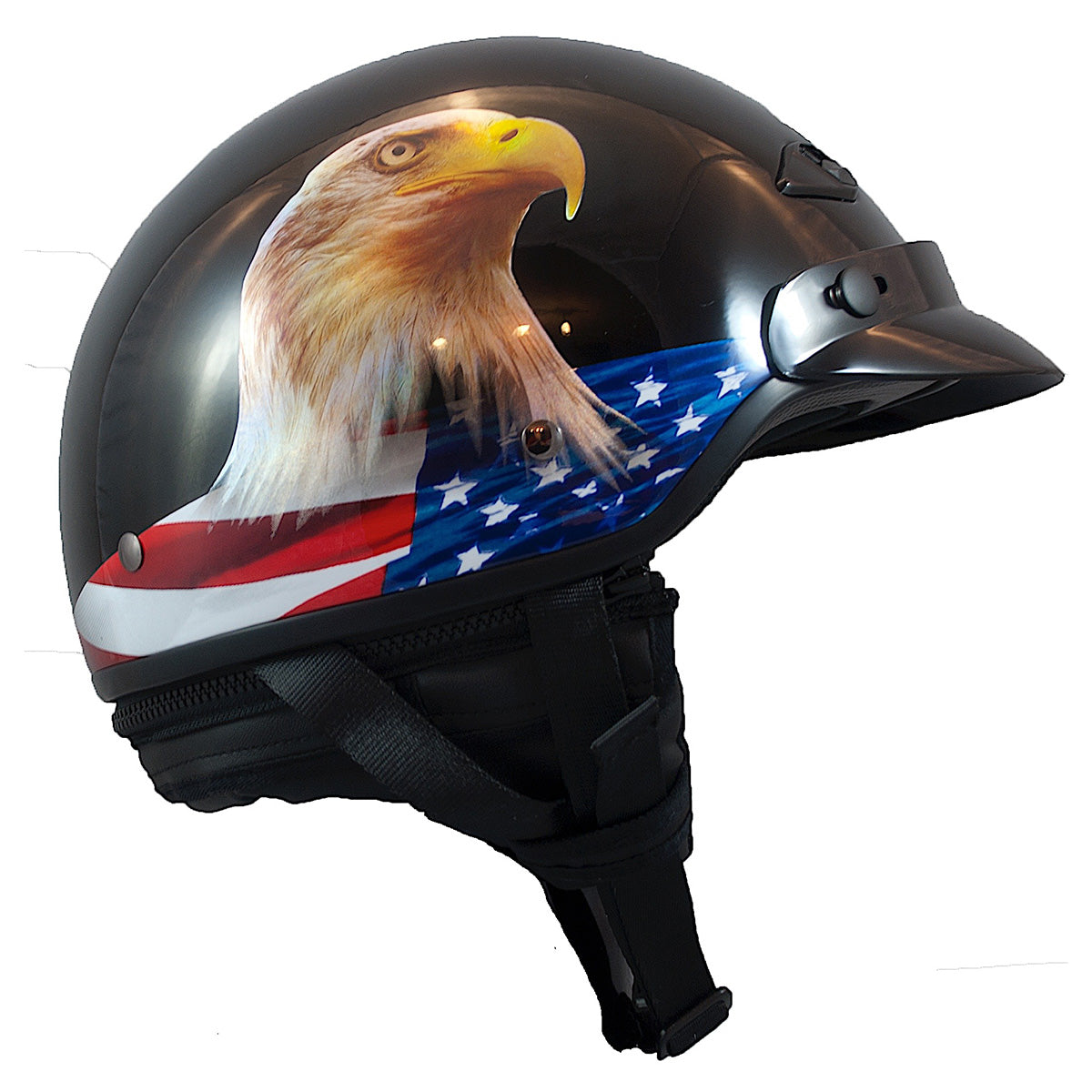 LS2 Helmets Bagger Motorcycle Half Helmet