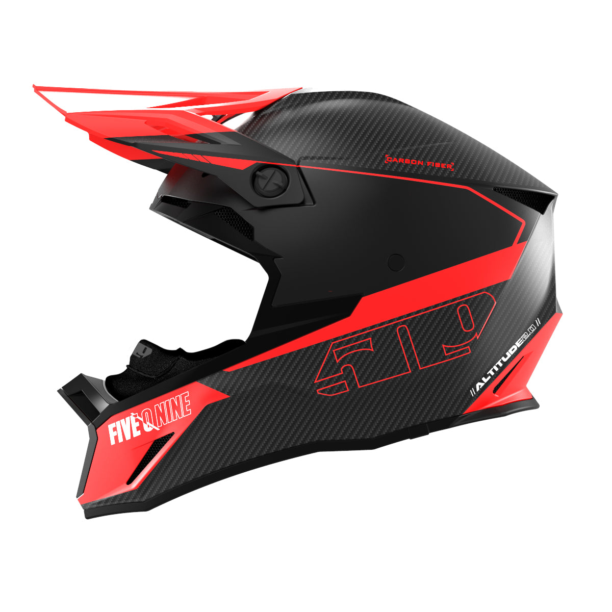 509 Altitude 2.0 Carbon Fiber Snowmobile Helmet