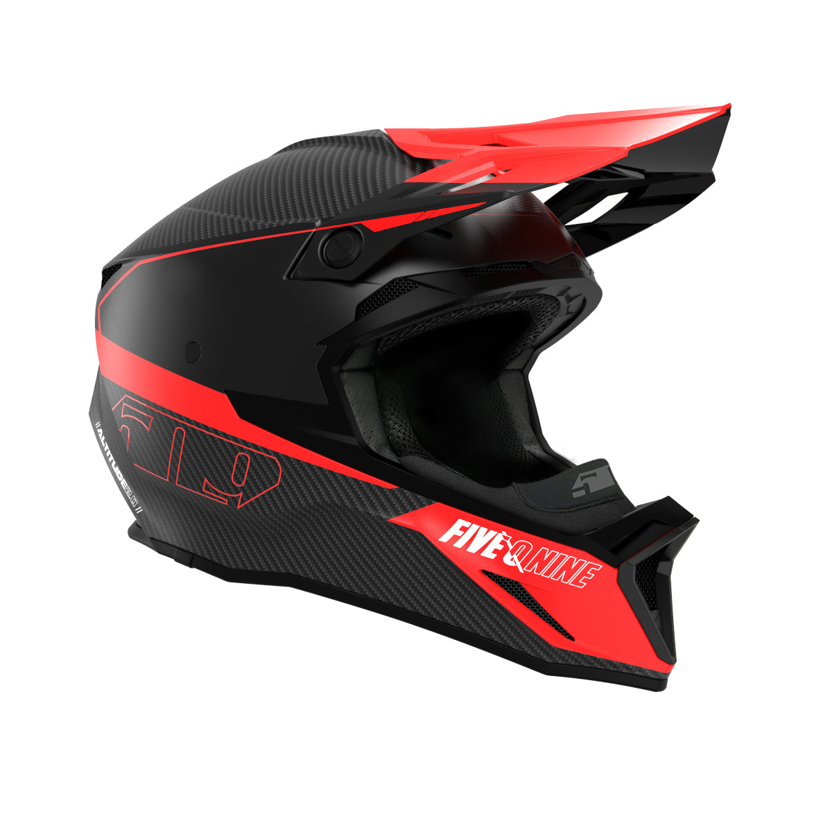 509 Altitude 2.0 Carbon Fiber Snowmobile Helmet