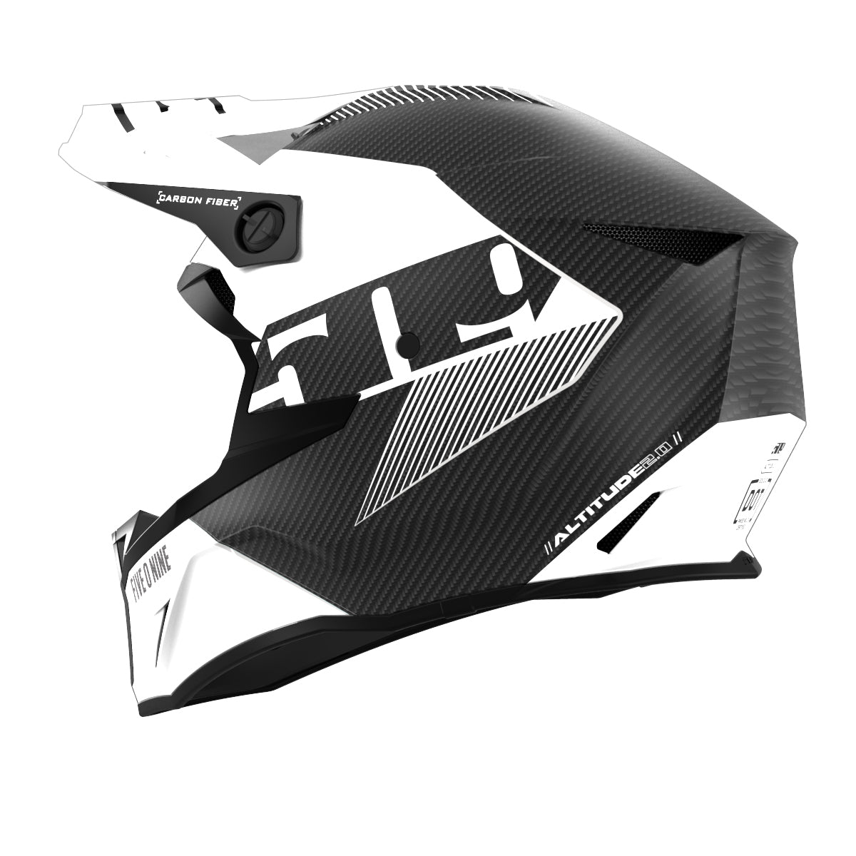 509 Altitude 2.0 Carbon Fiber Snowmobile Helmet