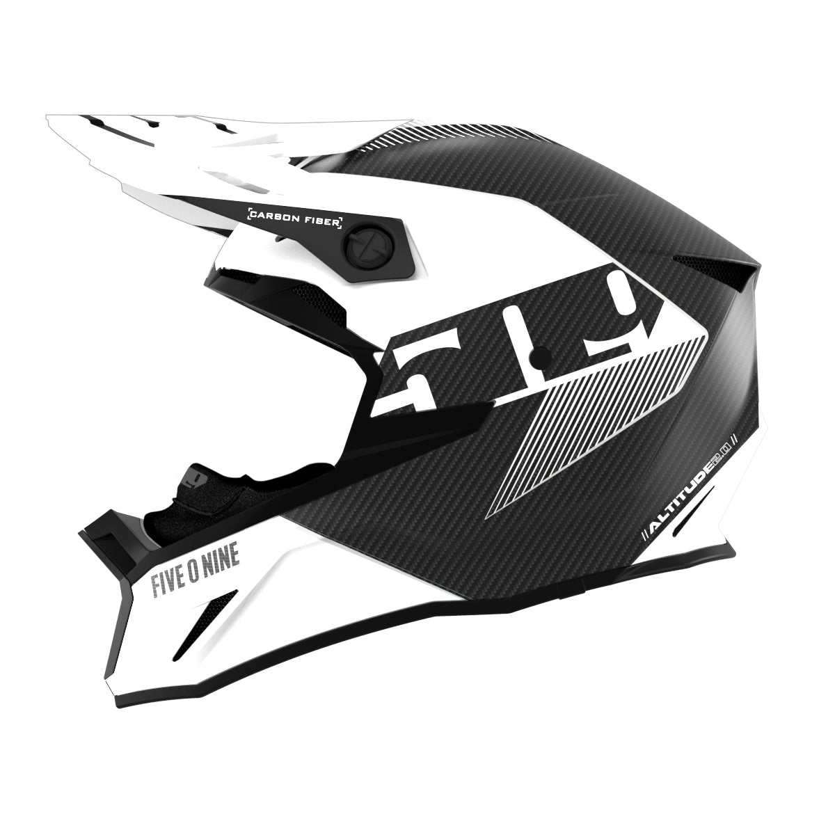 509 Altitude 2.0 Carbon Fiber Snowmobile Helmet