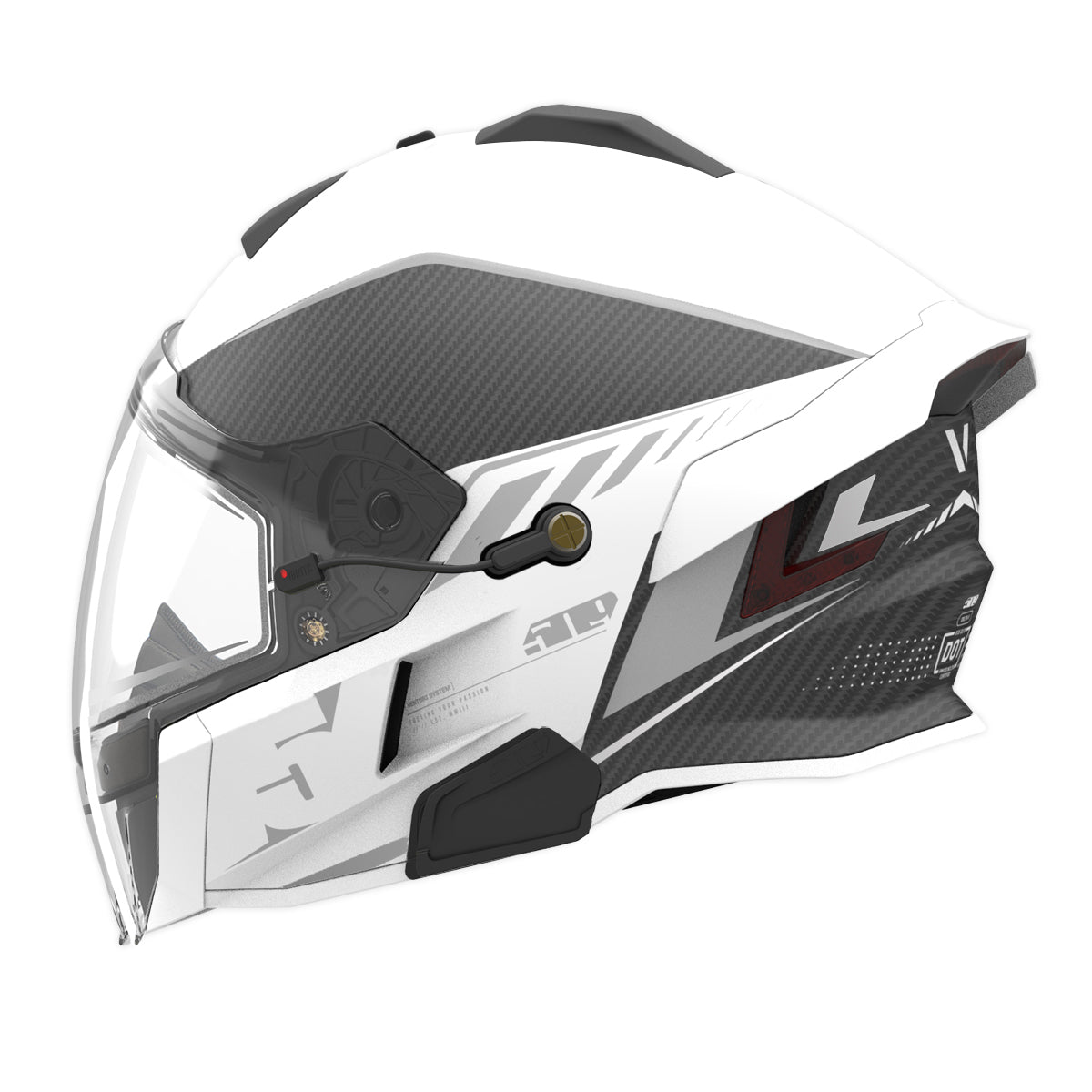 509 Delta V Carbon Commander Snowmobile Helmet