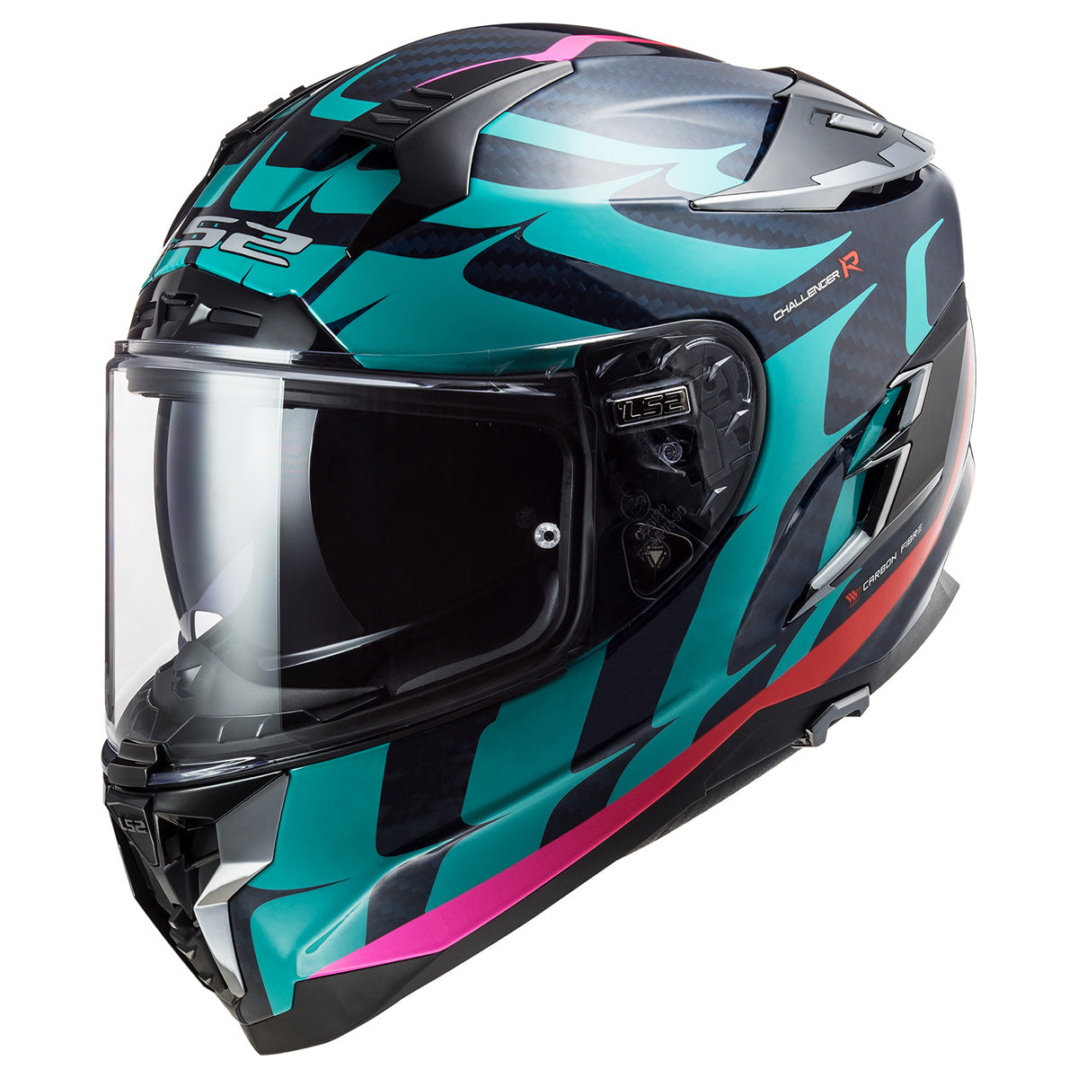 LS2 Helmets Challenger Carbon GT Americarbon Helmet