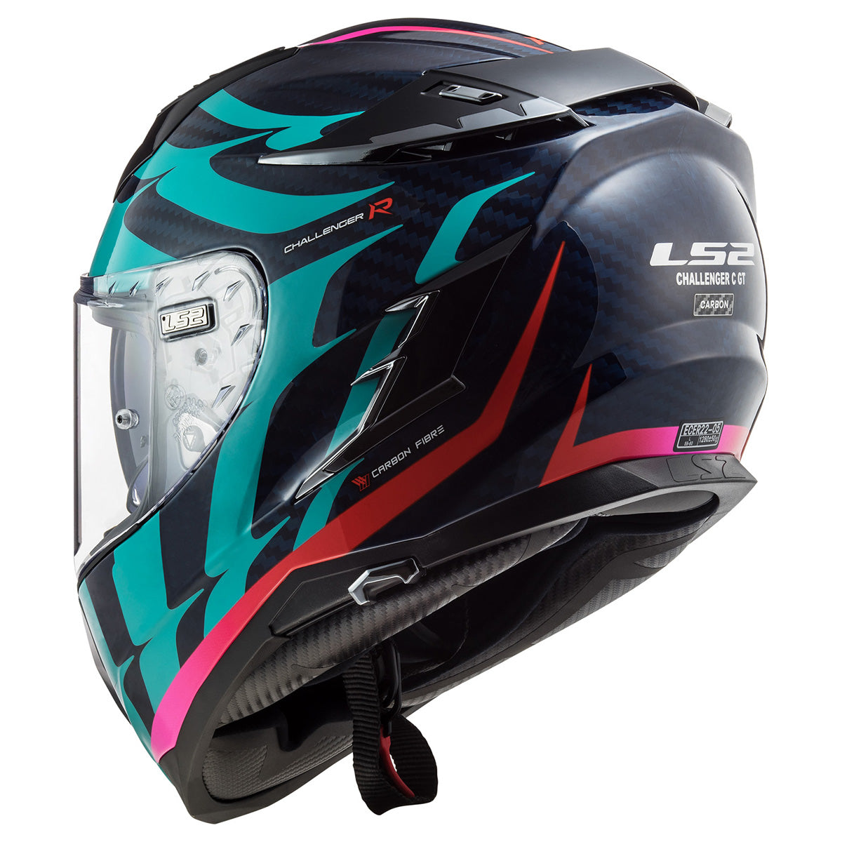 LS2 Helmets Challenger Carbon GT Americarbon Helmet