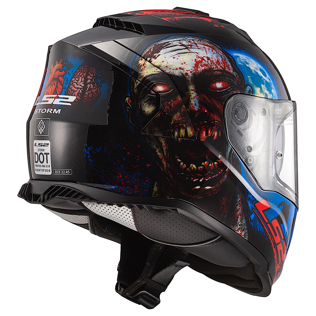 LS2 Helmets Assault Full Face Motorcycle Helmet W/ SunShield