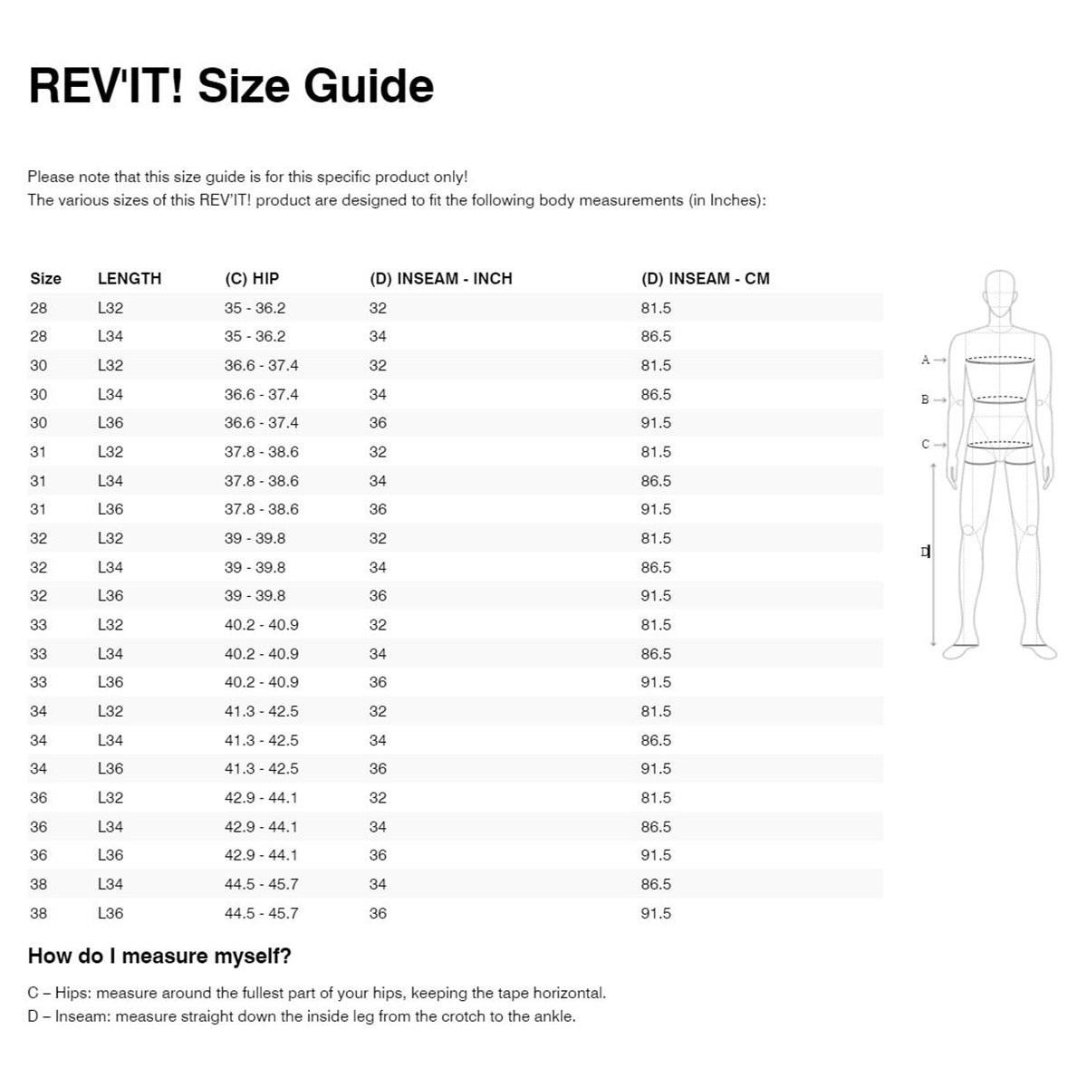 REV'IT! Men's Philly 3 Loose-Fit Motorcycle Jeans