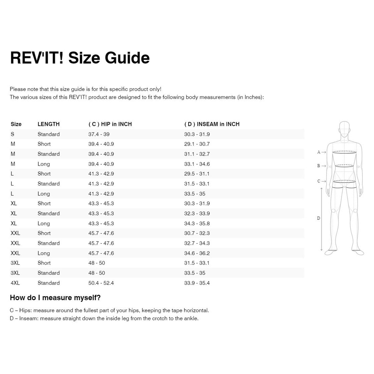 REV'IT! Men's Component H2O Off-Road Adventure Motorcycle Pants