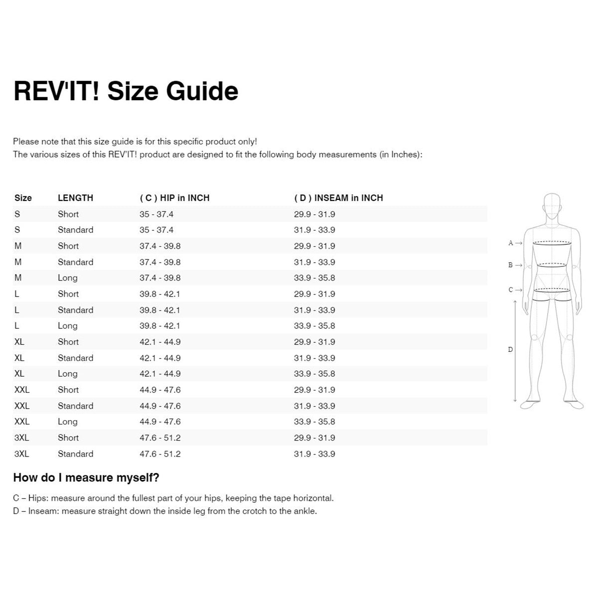 REV'IT! Men's Airwave 4 Adventure Sport Motorcycle Pants