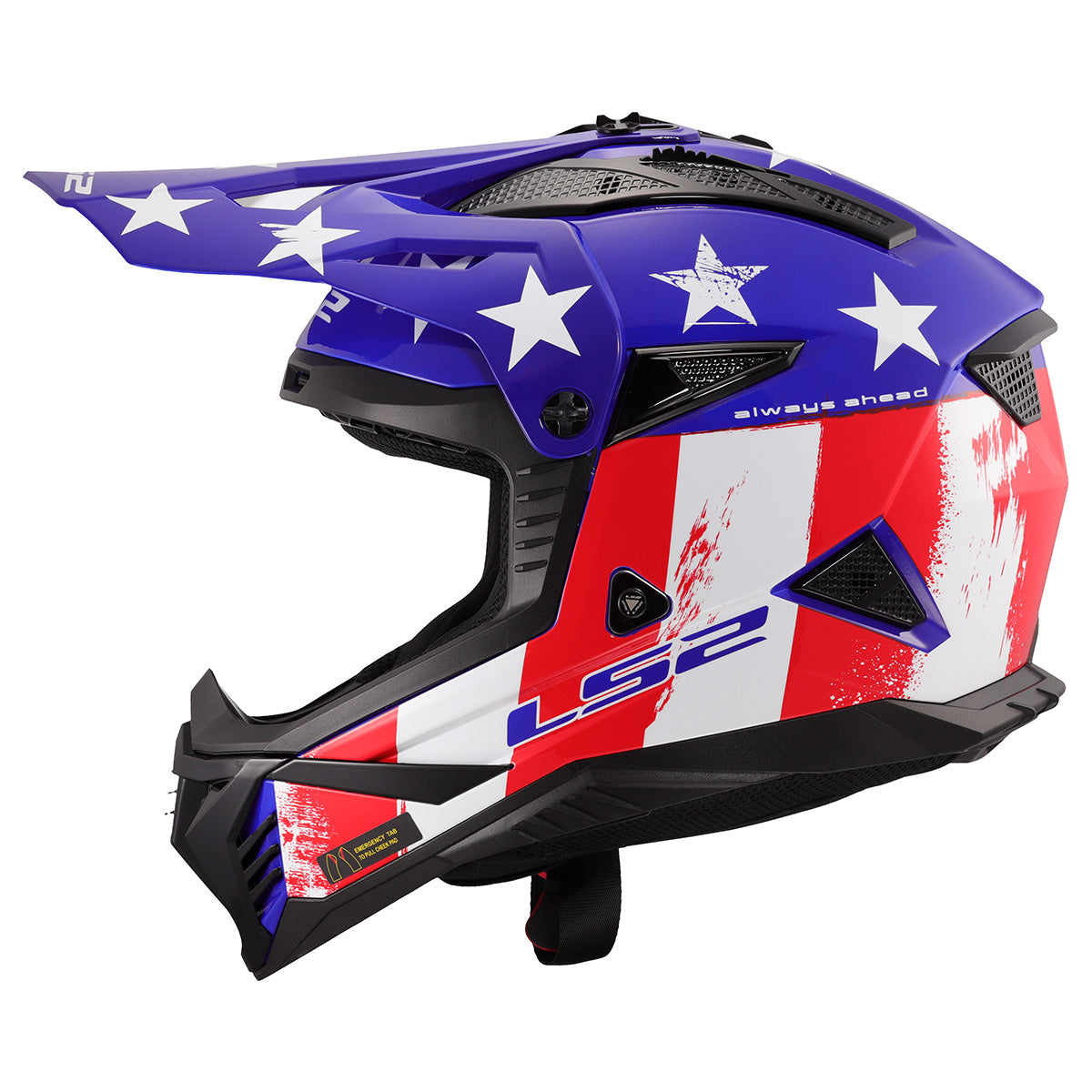 LS2 Helmets Gate II Full Face MX Motorcycle Helmet