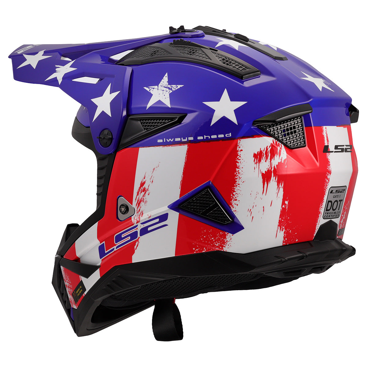 LS2 Helmets Gate II Full Face MX Motorcycle Helmet