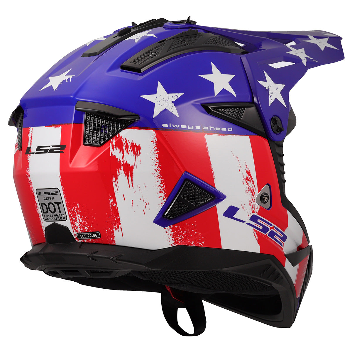 LS2 Helmets Gate II Full Face MX Motorcycle Helmet