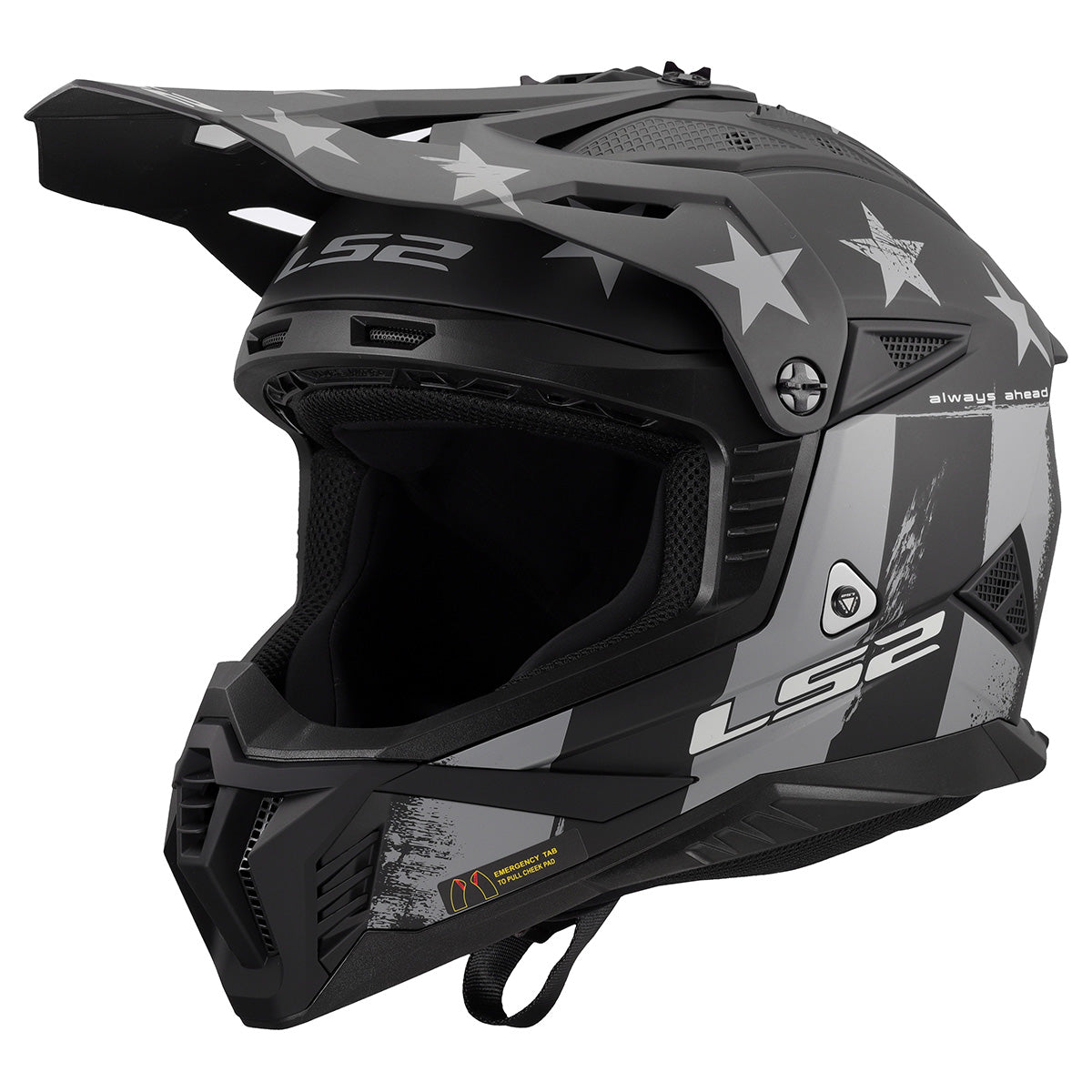 LS2 Helmets Gate II Full Face MX Motorcycle Helmet