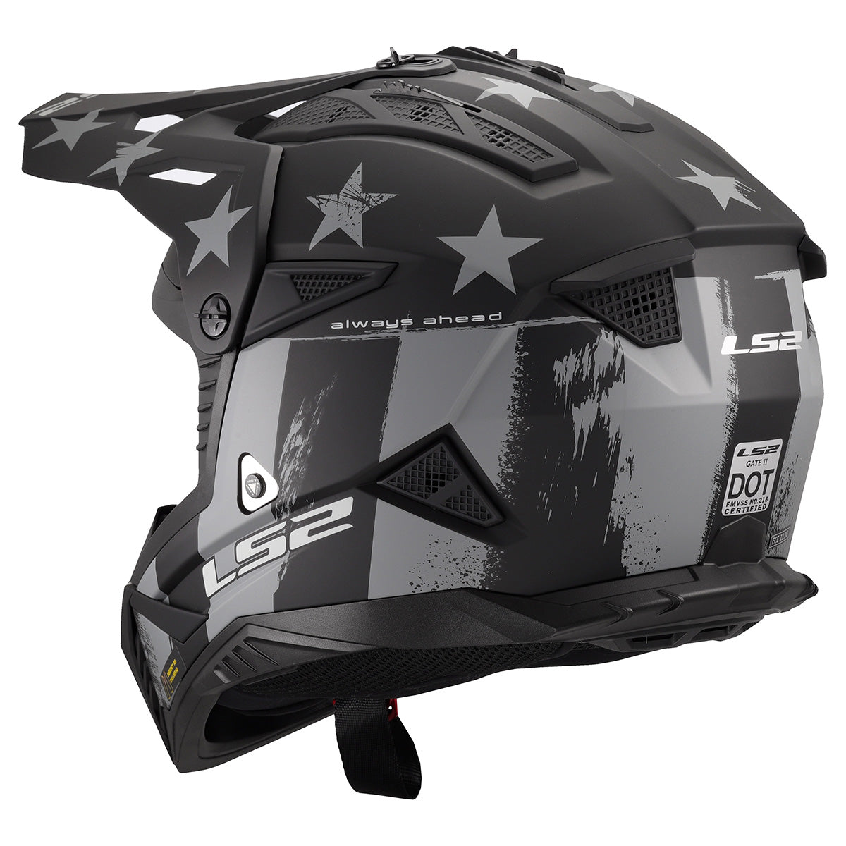 LS2 Helmets Gate II Full Face MX Motorcycle Helmet