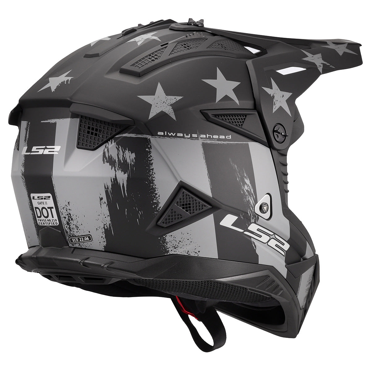 LS2 Helmets Gate II Full Face MX Motorcycle Helmet