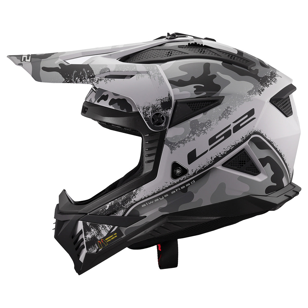 LS2 Helmets Gate II Full Face MX Motorcycle Helmet