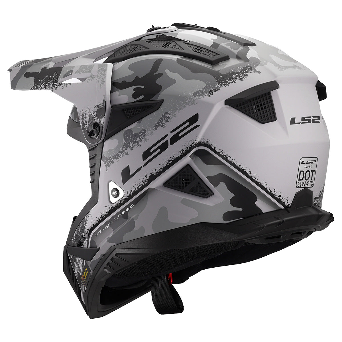 LS2 Helmets Gate II Full Face MX Motorcycle Helmet