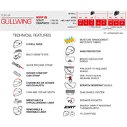 SMK Helmets Gullwing Modular Motorcycle Helmet