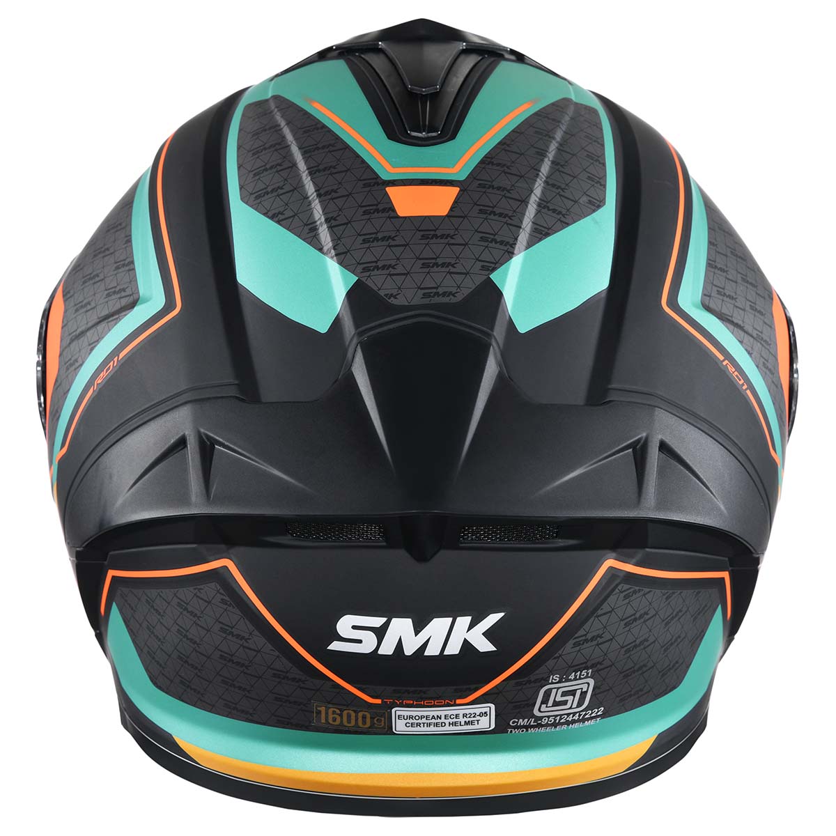 SMK Helmets Typhoon Full Face Motorcycle Helmet