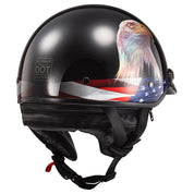 LS2 Helmets Bagger Motorcycle Half Helmet