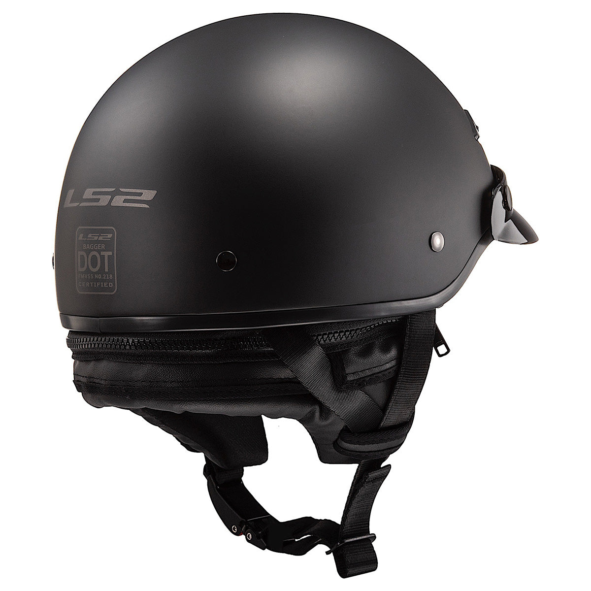 LS2 Helmets Bagger Motorcycle Half Helmet