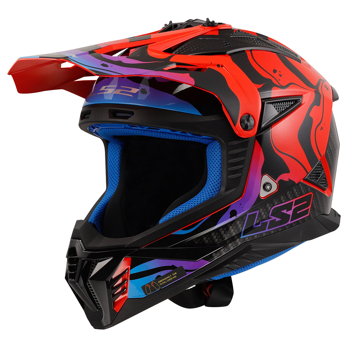 LS2 Helmets Gate II Full Face MX Motorcycle Helmet