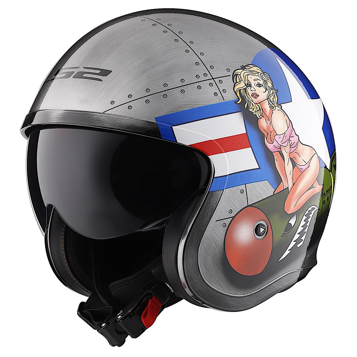 LS2 Helmets Open Face Spitfire Helmet