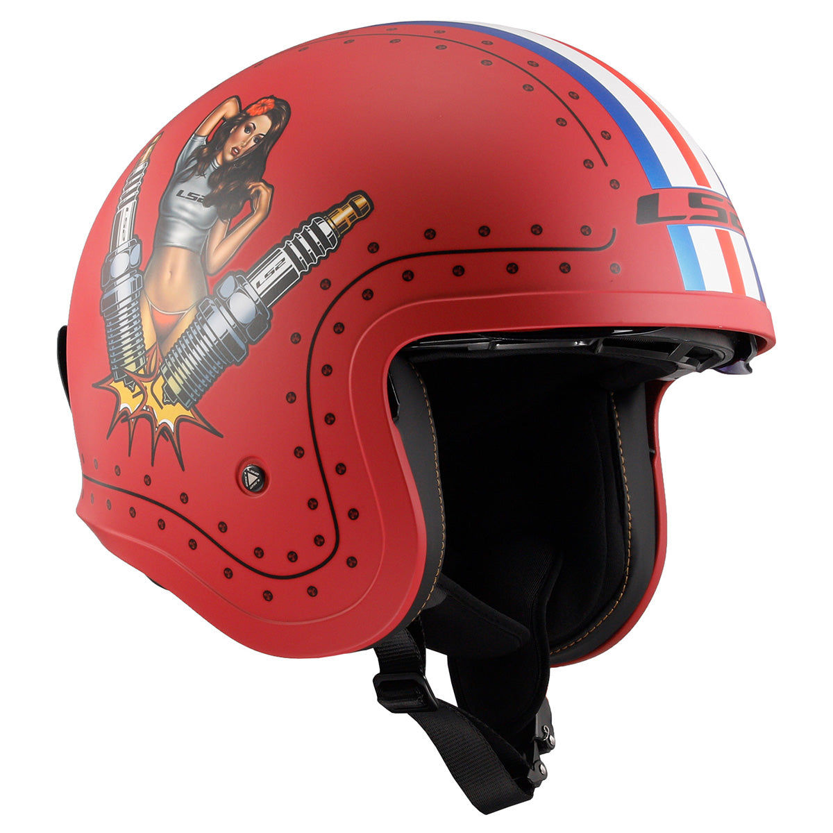 LS2 Helmets Open Face Spitfire Helmet