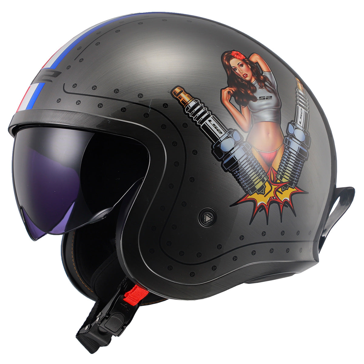 LS2 Helmets Open Face Spitfire Helmet