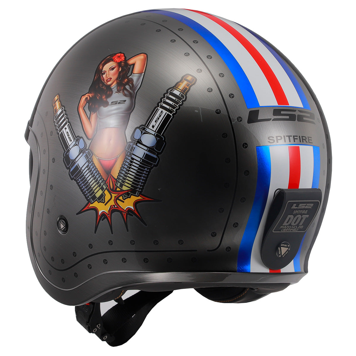 LS2 Helmets Open Face Spitfire Helmet