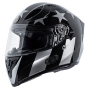 Torc T-15B Full Face Bluetooth Captain Shadow Helmet