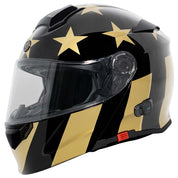 Torc T-28B Modular Bluetooth Gold Star Helmet