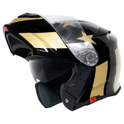 Torc T-28B Modular Bluetooth Gold Star Helmet