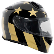 Torc T-28B Modular Bluetooth Gold Star Helmet