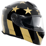 Torc T-28B Modular Bluetooth Gold Star Helmet