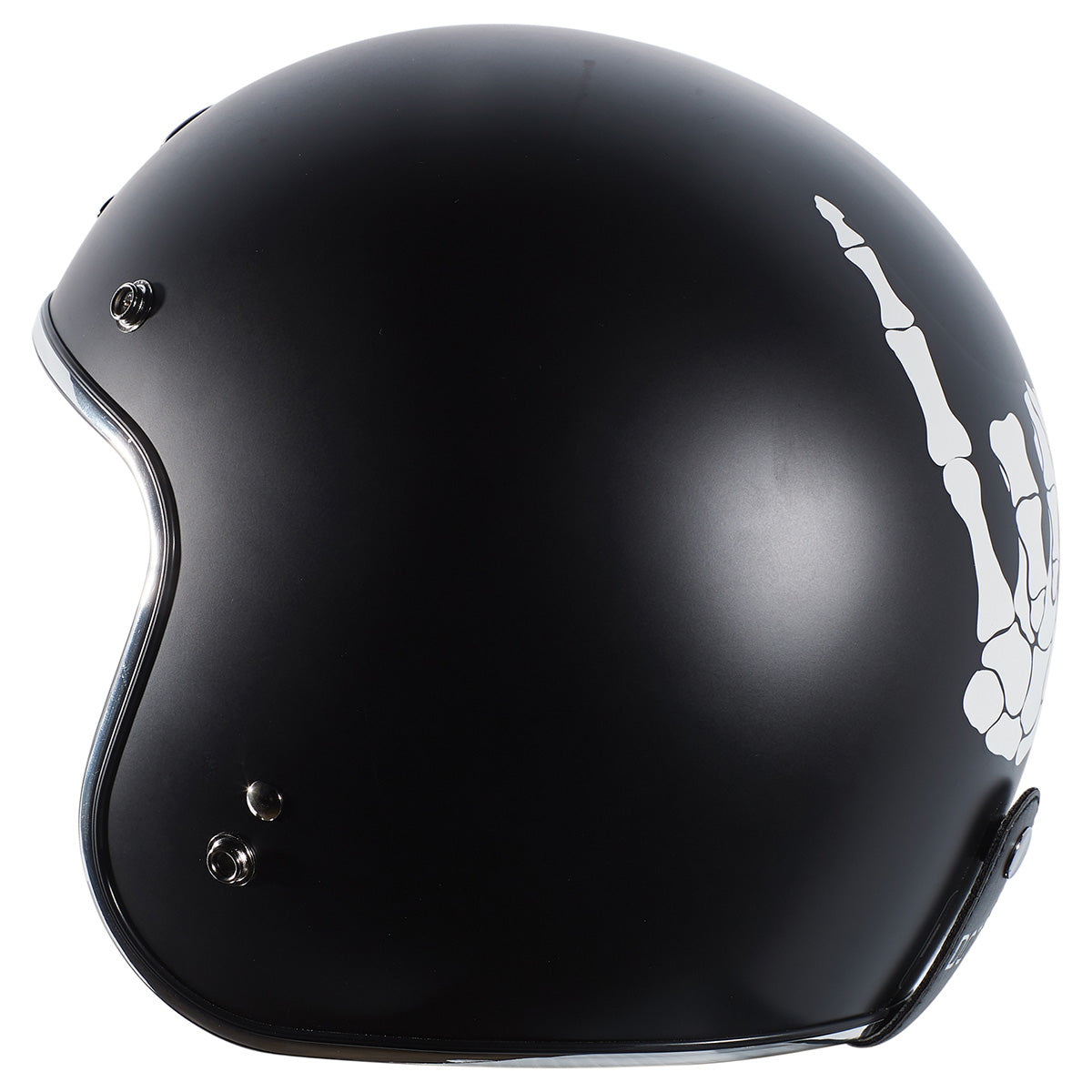 Torc T-50 Retro Open Face Bones Helmet