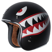 Torc T-50 Retro Open Face Flying Tiger Helmet