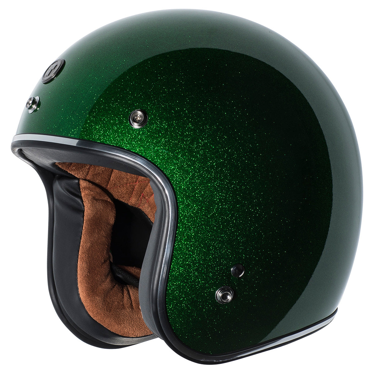 Torc T-50 Retro Open Face Mega Flake Helmet