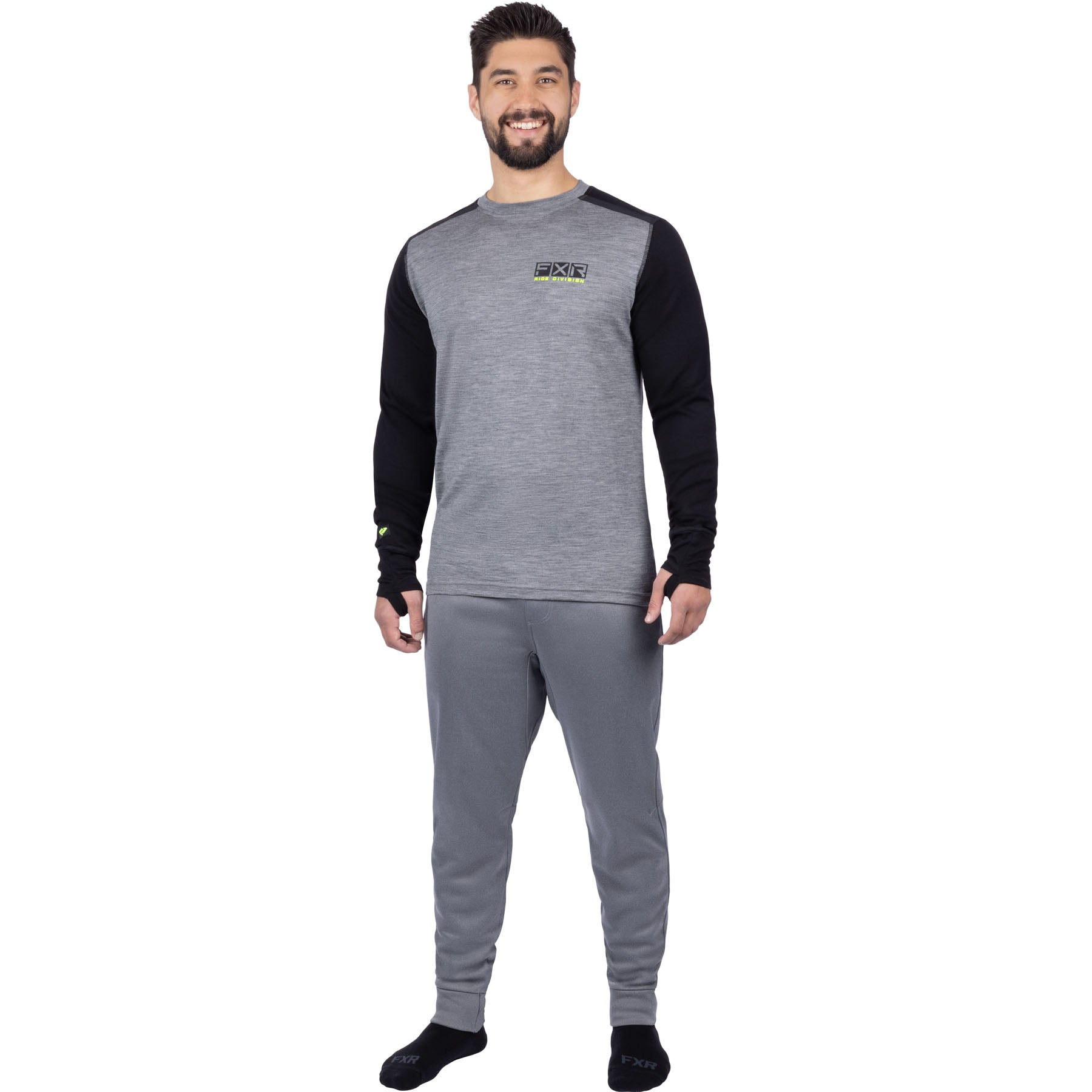 FXR Men's Tenacious Merino Longsleeve Base Layer 2025