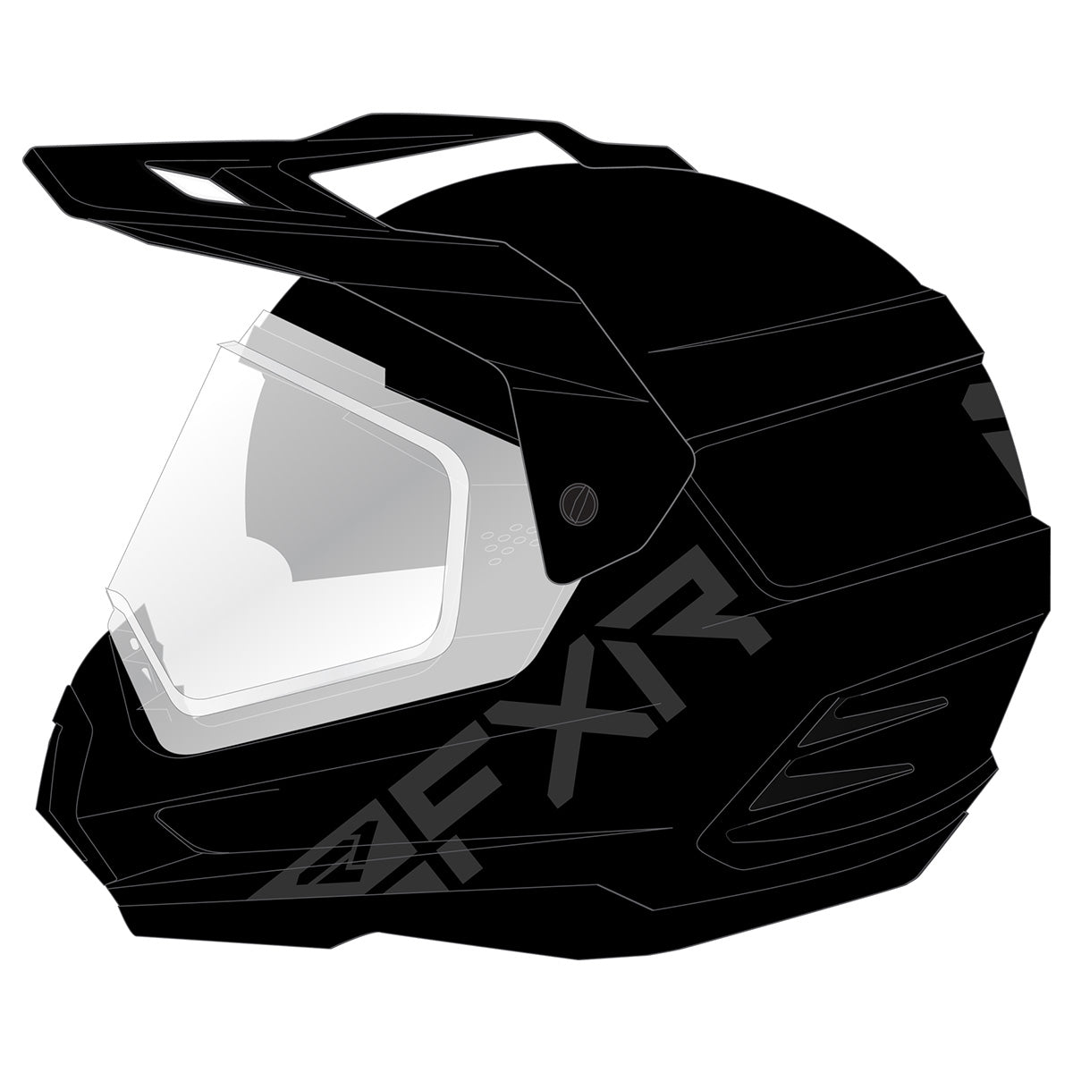 FXR Torque X Prime Dual Shield Helmet 2022